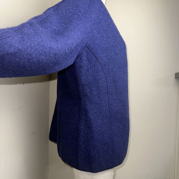 Willi Smith Women’s CARDIGAN Purple Open Front Jacket Sweater Size Large EUC - Picture 6 of 8